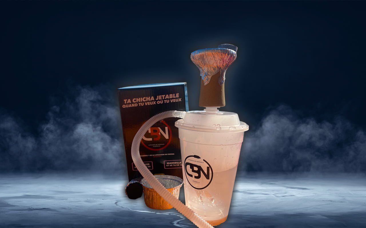 Chicha prête à fumer livrée à domicile